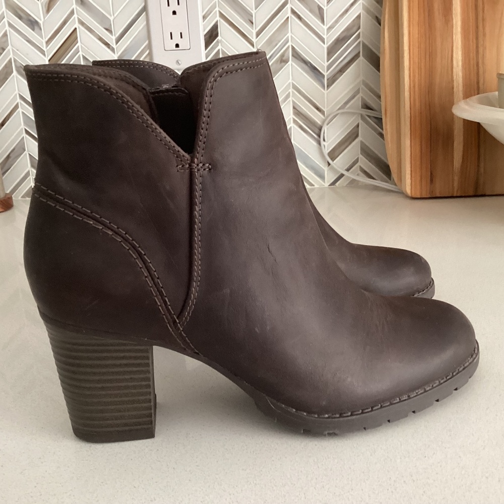 Brown booties
